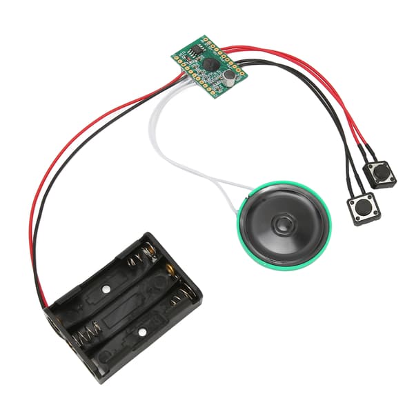 Minne Programmerbar Lydmodul, Knappkontroll for DIY Stemme Gratulasjonskort og Kreativ Gave