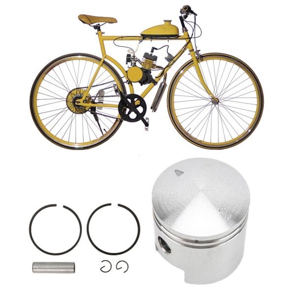2-takts bensindriven kolvkit metall 47mm uppgradering för 80cc 66cc bensindriven motor motoriserad cykel