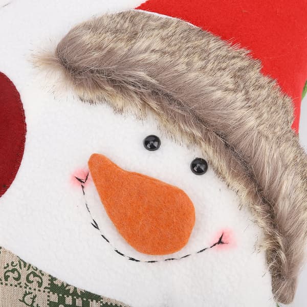Julete Snømannformet Sofapute Dekorasjons Ornament