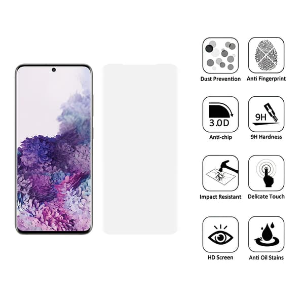 2-pack Samsung S10 Plus - Härdat glas 9H - Superkvalitet 3D