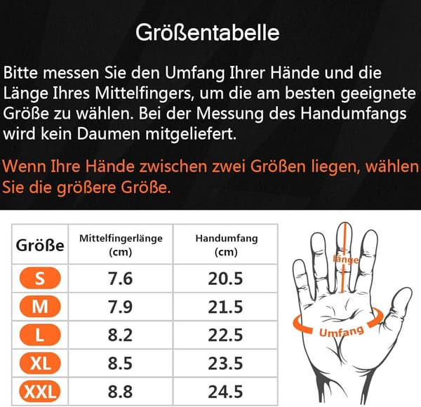 Vandtætte herre vinterhandsker touchscreen skihandsker motorcykelhandsker