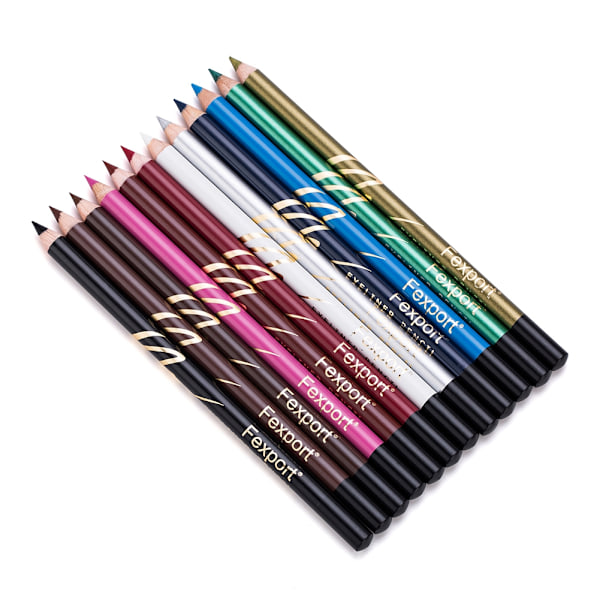 Mjuk Applicering Textur Eyeliner Pennset, Långvarig Applicering För Professionellt Bruk, Infällbara Pennor Med Mångsidig Design, Vattentät Och
