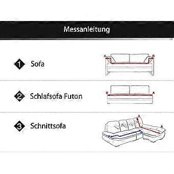 Elastisk sofatrekk, sklisikkert Jacquard elastisk sofatrekk for 1-seters sofa