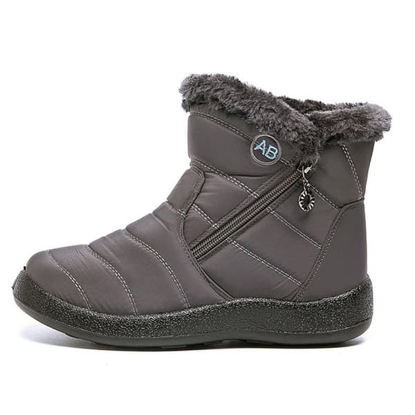 Dam Vinter Snö Ankelstövlar Pälsfoder Vattentäta Utomhus Slip On Boots Sneakers