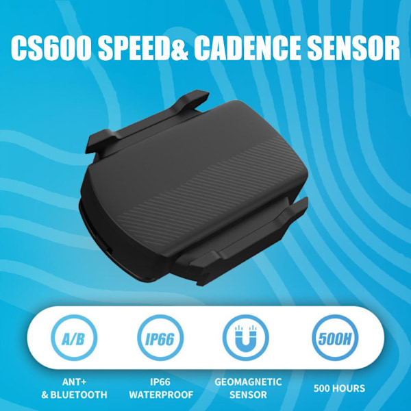 Avancerad cykelsensor för oöverträffad inom- och utomhusprestanda, dubbelbandsteknik möjliggör trådlös Bluetooth Ant-integration, optimerad för