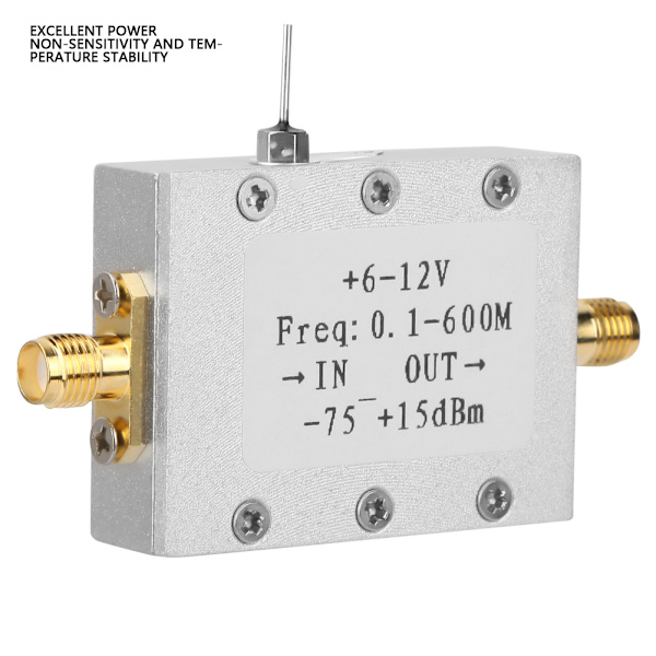 AD8307 RF-effektmätarlogaritmisk testdetektor 0,1-600M -75~+15dBm modul med fodral