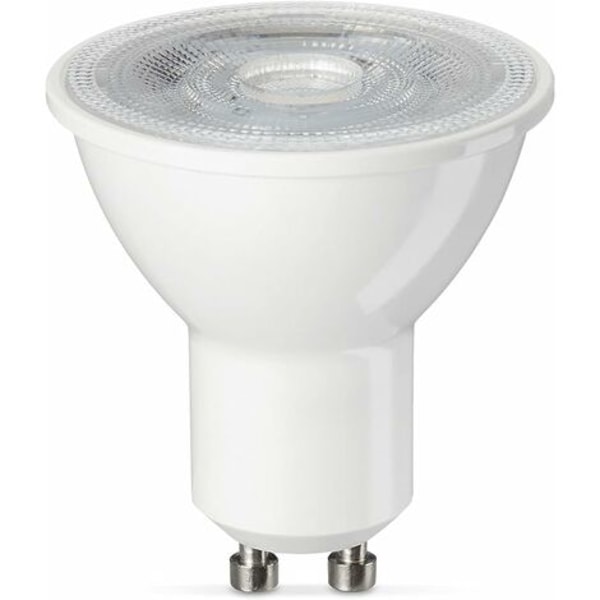 Set med 10 LED-spotlightlampor GU10 5W (motsvarande 50 W) Varmvitt Ej dimbar [Energiklass F], GU.B/bra