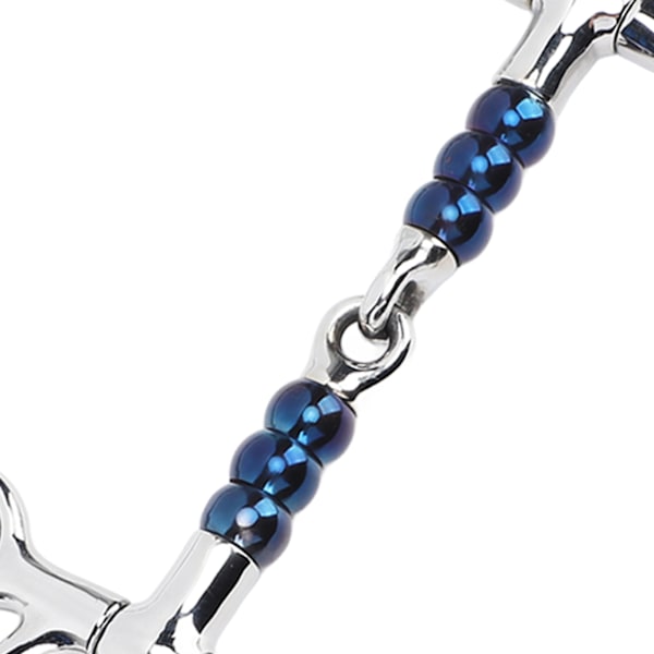 Hästmunstycke 125mm Rostfritt Stål Häst Snaffle Bit för Träning Ridutrustning Racing Tillbehör