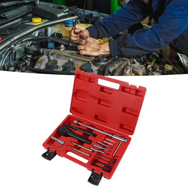 Glödstiftborttagare Puller Bit Adapter Hex Nyckel Stjärnhylsa Kit för Skadade 8mm 10mm Stift