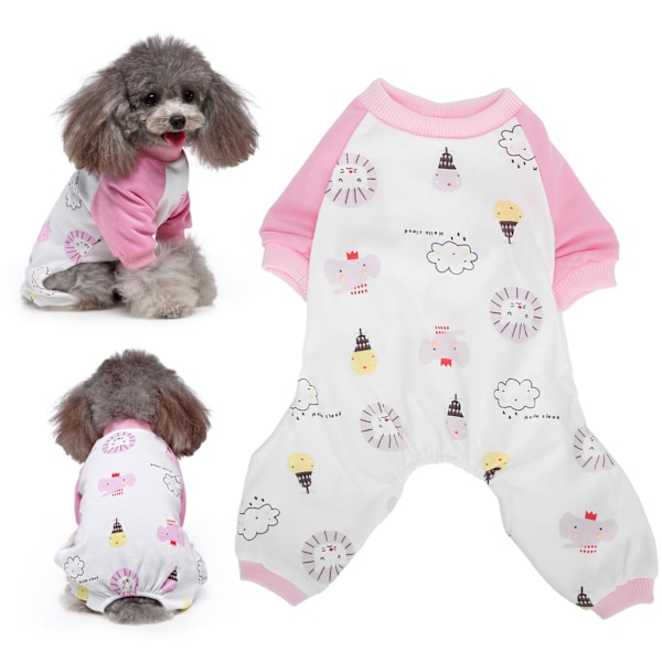 Bedårande Djurkläder, Utsökt Hantverk Hundpyjamas för Små Hundar, Stilren och Vacker Design, Andningsbar Mjuk Design Små Valpkläder för