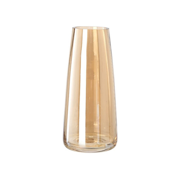 Stor glasvas, konisk glasvas, stor transparent vas, dekorativ vas, dekorativ vas med yOgr6v5ipb