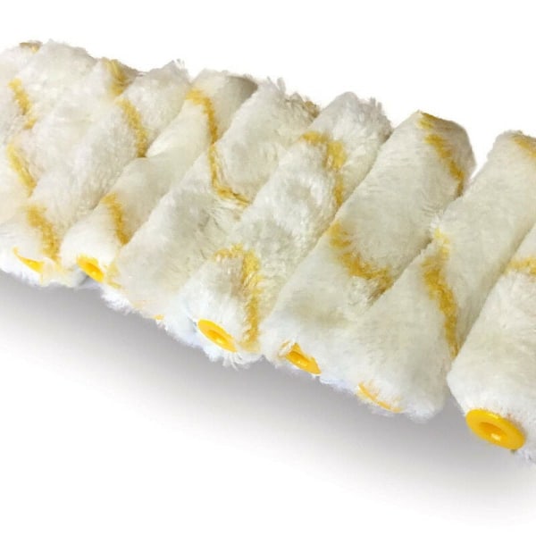 Professionella Mini Färgrollerskydd, Jämn Täckning Mikrofiber För Upprepad Användning