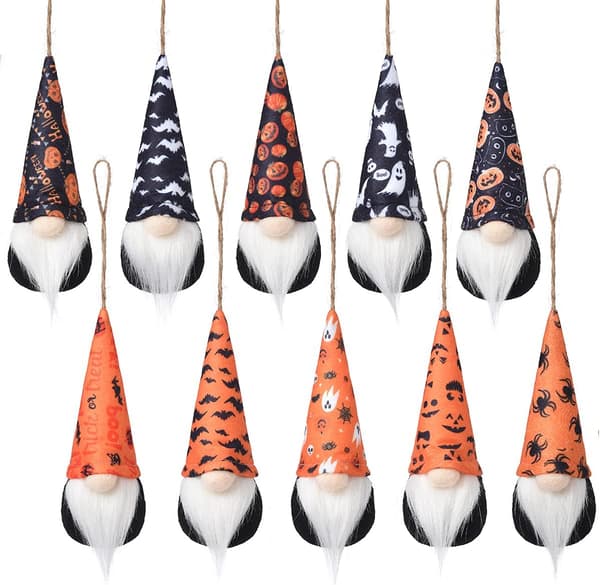 Hängande Halloween-tomtar, 10-pack