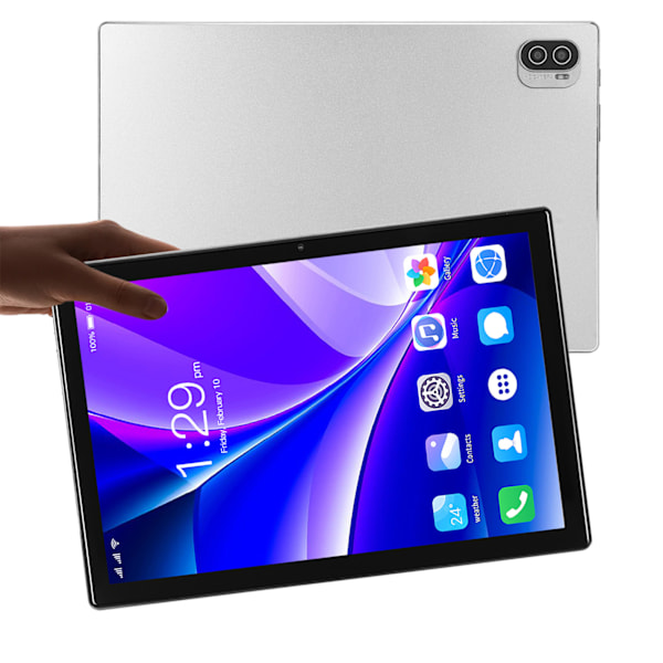 10,1 tums avancerad Android-surfplatta, Widevine L1-stöd för högkvalitativ streaming, dubbla högtalare, Octa-core CPU, 6 GB RAM, 64 GB ROM, snabbladdning,