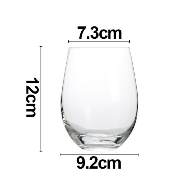 Stölzle Lausitz Glas I 6-pack dricksglas (465 ml) I Diskmaskinsäker glasuppsättning I Högstöttålig dricksglasuppsättning