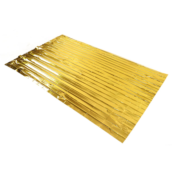 Kompakt Värmeisolering, Militärklassad Återanvändbar Vattentät Vindtät Nöd-Mylarfilt För Utomhusöverlevnad, 140X210Cm, One Size Fits All