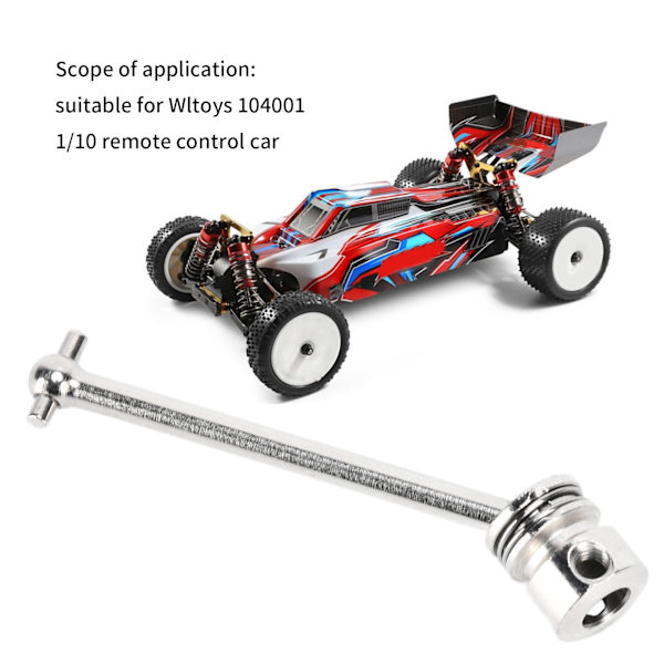 Framhjulsdrivaxeln Hållbar Järn Utbytbar Lätt Modell Bilar Tillbehör för Wltoys 104001 1/10