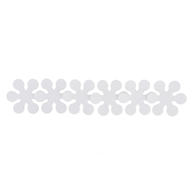 20 st badkarsdekaler transparent snöblomma form halkfri självhäftande badkarsdekaler för badrum pool