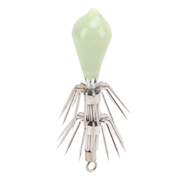Luminous Octopus Jig Hooks - Glow in the Dark Fiske Krokar - Fiske Bete Tackle för Saltvatten 11g