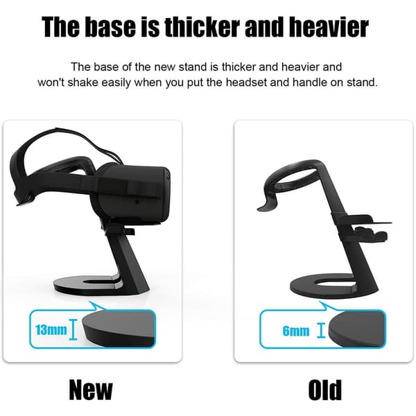Ubesværet Samling VR Stand, Holdbart ABS Materiale med Controller Organizer