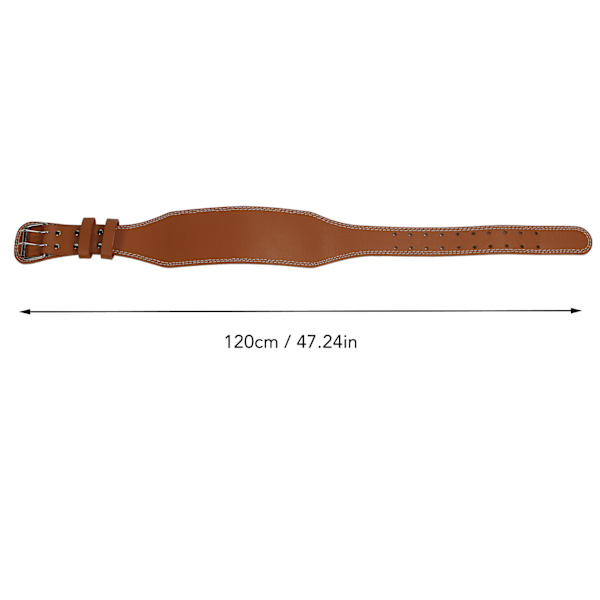 Viktbälte för midjeskydd Justerbart viktbälte Brunt för träning M 120cm / 47.24in