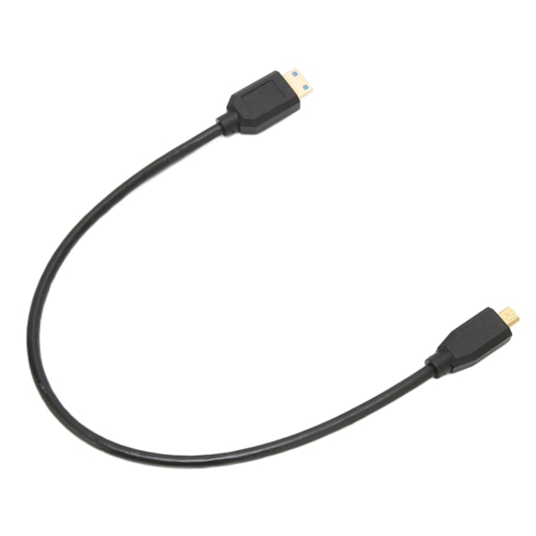 Utmärkt Dataöverföringsprestanda HDMI-adaptrar, Texturerade och Högkvalitativa Material Mini HD Multimedia Interface Till Mikro-kabel, För