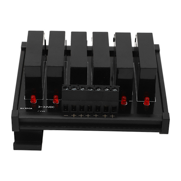 6-kanals DC till AC Solid State Relä 3‑32VDC Ingång 5‑8A 24‑480VAC Last Solid State Relä SSR-modul