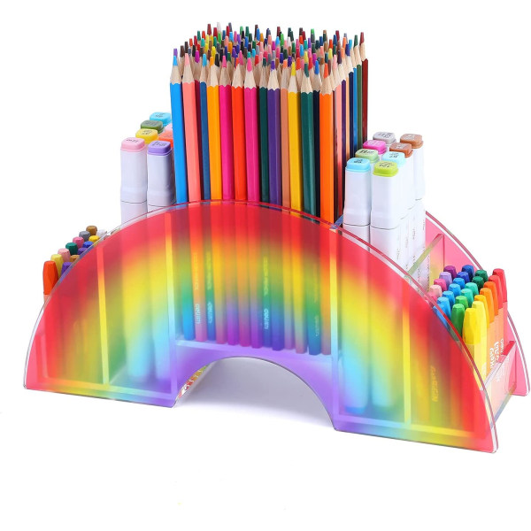 Art Rainbow Multifunktionell förvaring för Crayon Makeup Brush