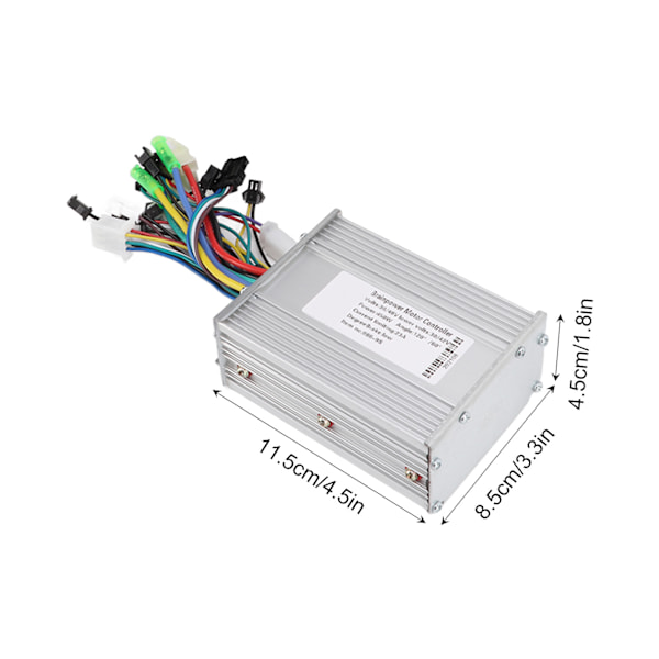 36V 48V 450W Vattentät LCD-displaypanel Dubbel drivenhet Borstlös styrenhet Kit för elektrisk cykel Scooter