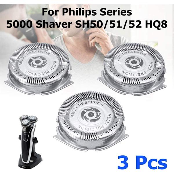 3 st rakbladersättningsskärare för Philips Series 5000 rakapparat SH50/51/52 HQ8