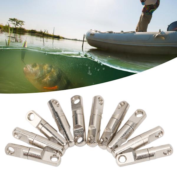 20 st Fiskekontakt Swivels Minska Vattenmotstånd Fiske Rullande Lagerkontakt för Fiskeentusiast 3,5 mm