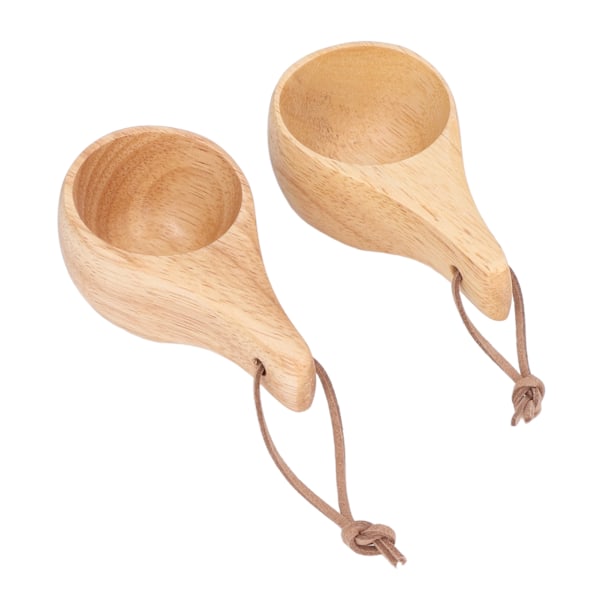 Dekorativ Mugg, Premium Material Handgjord Kopp Med Snodd För Utomhusäventyr, 2st (25ML)