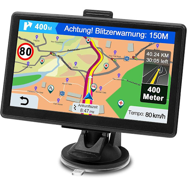 GPS Navi Navigation Device for Car 2022 - Navigation for Car Car Truck Navi 7 Inch Lifetime Gratis kartuppdatering Navigationssystem med POI-fartkamera