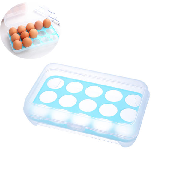 Äggbehållare Kylskåp Ägghållare i plast Äggförvaringslåda Ägg