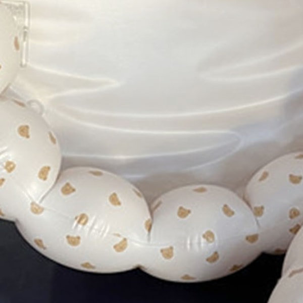 Blomformad hopfällbar PVC-babypool för inomhus- och utomhusbruk, typ 2