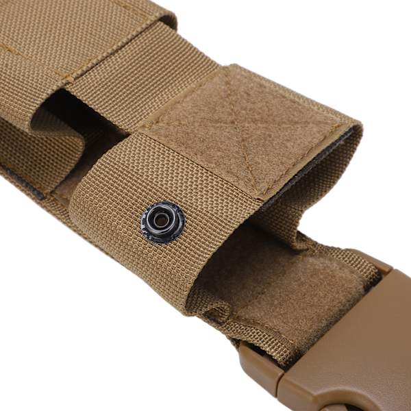 Bensinstation för vattenkokare Drop Leg Holster Molle Vattenflaska Väska Multifunktion för Utomhus Camping VandringKhaki