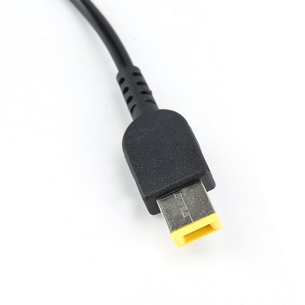 Strömadaptertransformator för IBM Lenovo Notebooks, PD USB Type C till Slim Tip Strömomvandlare med Fyrkantig Laddardesign, Plug and Play-kabel för