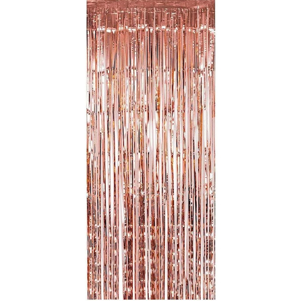 Metalliska fransgardiner - Ghirlande Shimmer gardiner bakgrundsdekoration för födelsedagsfest - bröllop - jul - möhippa - glitterdörr