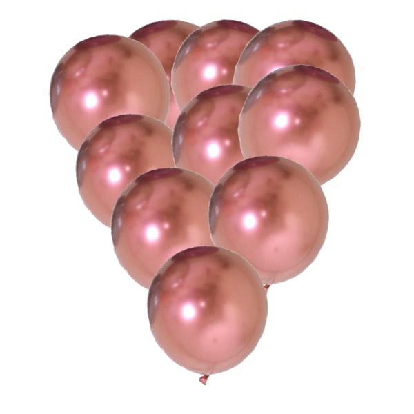 20 st Rose Gold Ballonger Set, 10 tum Tjocka Latexballonger, Födelsedagsfest Ballonger för Bröllop, Festdekorationer, Jubileum, Dekortillbehör,