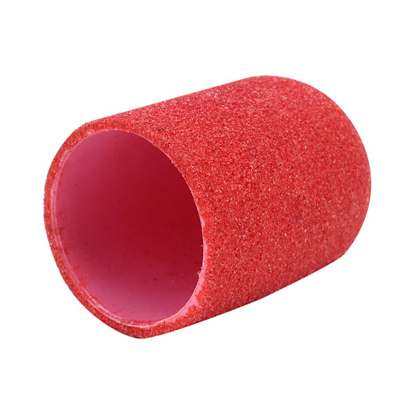 Nagelkonst slipband nagelpolering slipverktyg slipband keps 16 x 25 mm (röd)