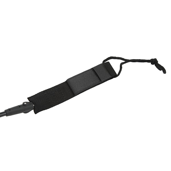 Surfboard Leash Hög elasticitet TPU Svart Justerbar Spiralformad Surfing Benrem för Paddleboards Longboards 11ft/3.35m