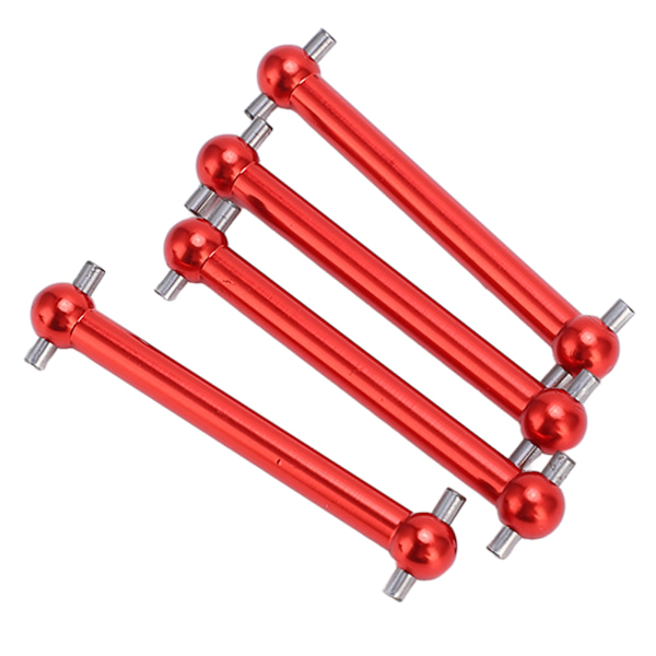4 st RC metallhundbensdrivaxel fram och bak universal hundben för Tamiya TT02B 1/10 RC biluppgraderingsdelar röd