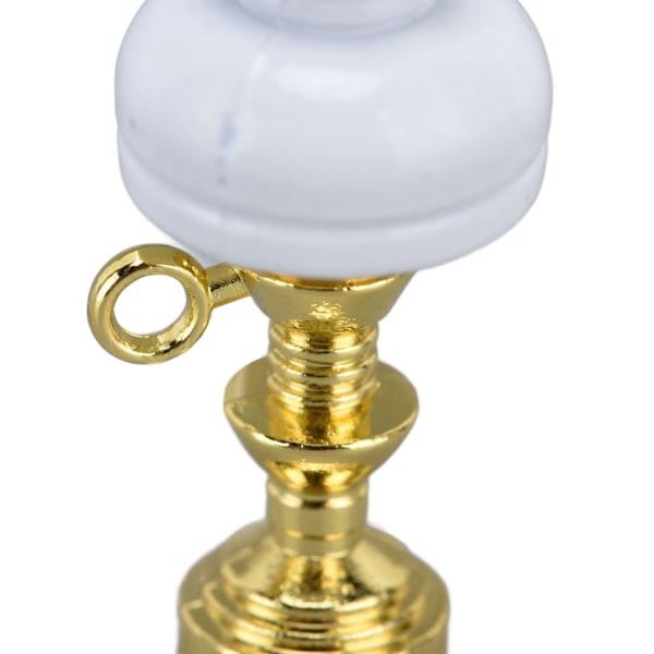 Dockhusbordslampa 1/12 skala retro dekorativ miniatyrdockhuslampa för 3 år och äldre