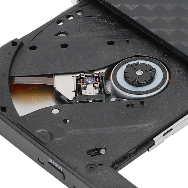 Slim Optisk Enhet för Förbättrad Bärbar Datorprestanda, Portabel DVD-brännare med Högkvalitativa Material för Windows, Mac, Linux