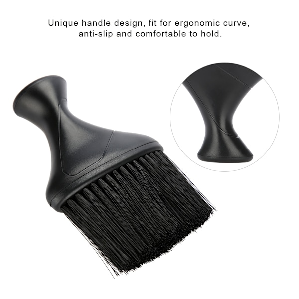 Professionell Mjuk Nackborste för Hårklippning, Skonsam Hårstylingsalongverktyg, Praktisk Design med Stående Bas, Lätt Mini-Storlek för Huden