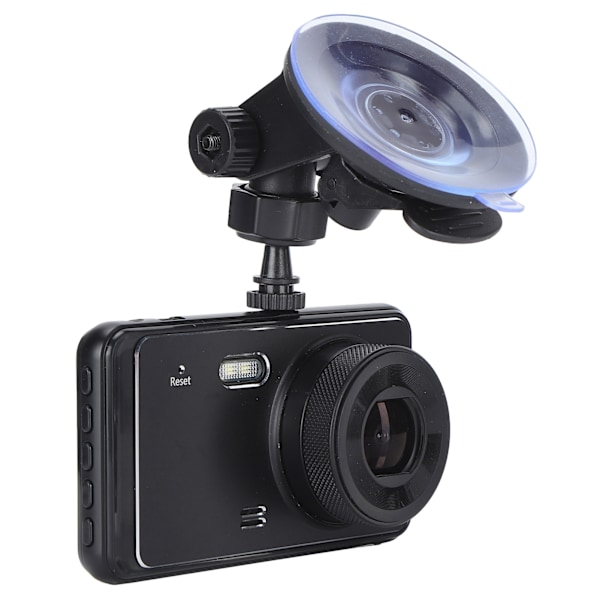 Högupplöst Dash Cam, Dubbel Bilkamera med WDR och Stor Skärm för Ultra HD Dash Cam för Bilar, Vidvinkelobjektiv, WiFi & App Smart Kontroll, och