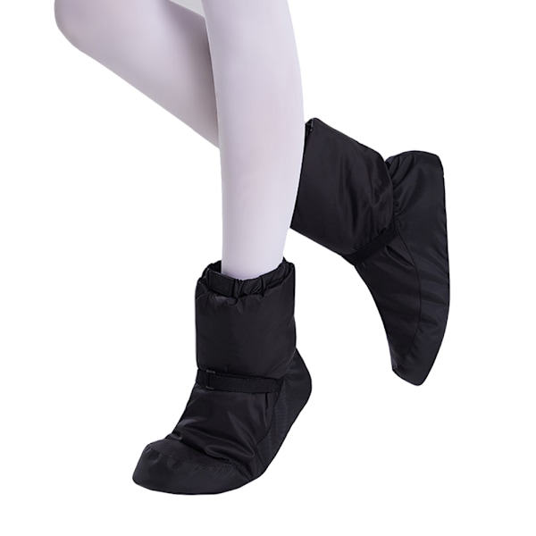 Balett Varma Upp Booties Ballerina Kvinnor Flickor Vinterstövlar Balettskor Dansskor för Vuxna Stora Barn