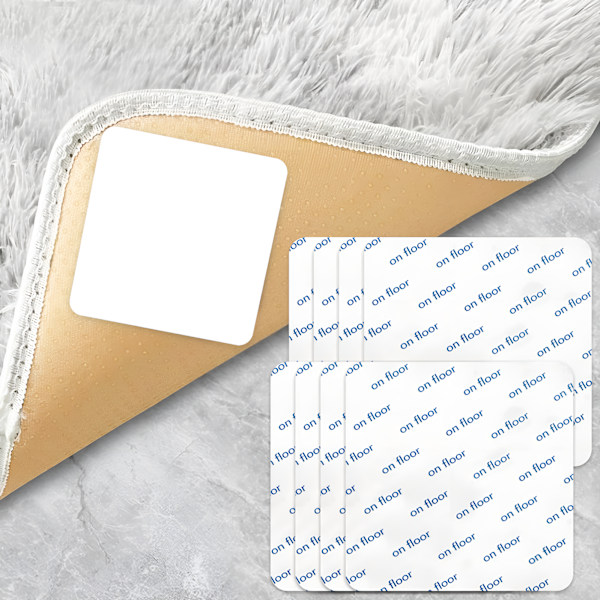 Halkskyddsmatta för kakel, Adhesive King Technology Anti Curling Mattgrepp, Enkel installation Skala och fäst Tvättbar Halkskyddsmatta för hemmet