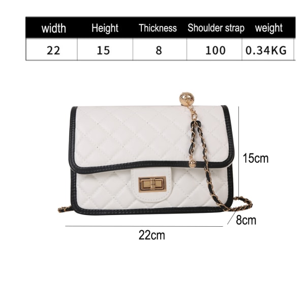 Crossbody-väskor för kvinnor, Trendig väska, Liten axelväska med