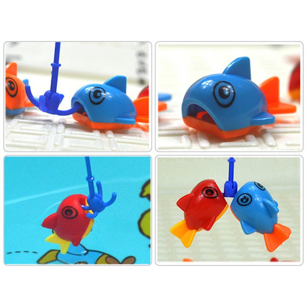 Badleksaker för barn Set Badkar Fiskespel Vattenleksaker för pojkar flickor Inomhus Badleksak